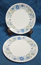 Pair of Wedgwood Clementine Tea  Plates - 6 1/2 inches diameter