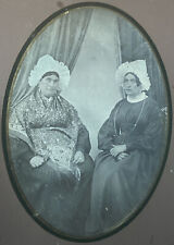 Daguerreotype 1/2 Plate. Women With Traditional Headgear To Identify.