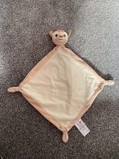 Disney Store Bambi Deer Brown Beige Baby Comforter Blanket Soother Blankie