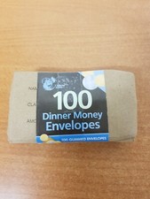 100 BROWN CHILDREN KIDS SCHOOL PETTY CASH DINNER MONEY ENVELOPES SEEDS WAGES