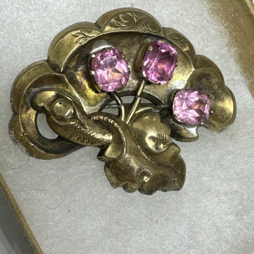 Antique victorian pink paste - antique,