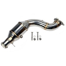 Stainless downpipe 2 99in - stainless, "