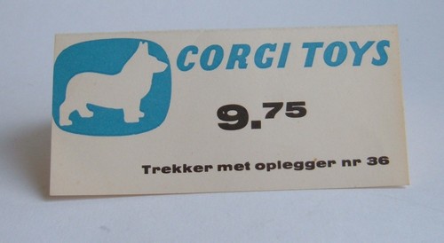 1960 dutch corgi - corgi, toys