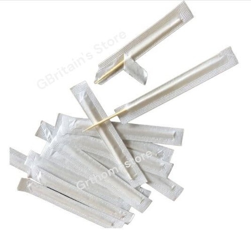 10x wooden toothpicks - wooden,