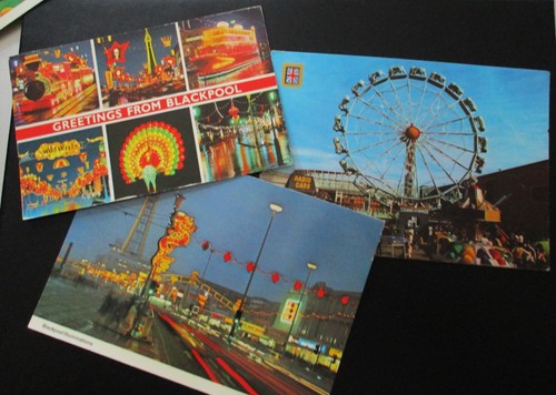 Vintage cards blackpool - cards,