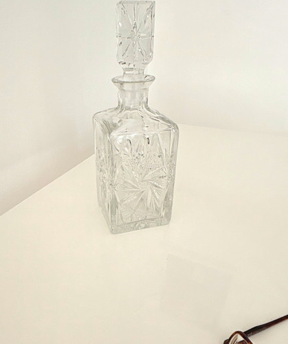 Clear cut vintage glass - clear,