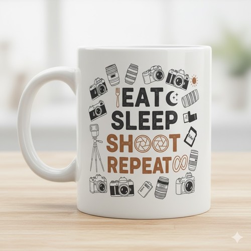 Photographer eat sleep - photographer's, "eat