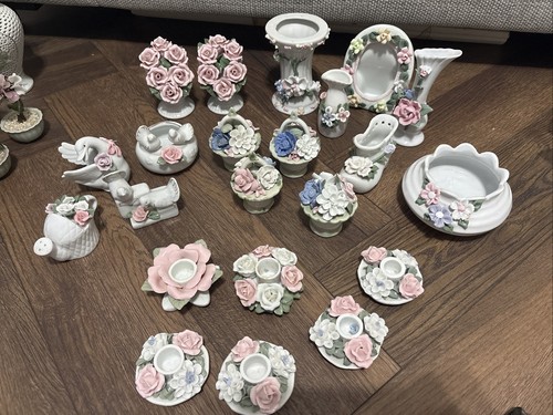 Porcelain floral vintage - porcelain,