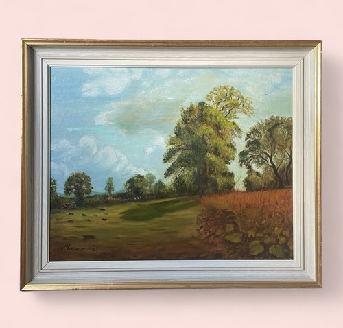 Original antique oil painting - original,