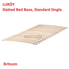 IKEA LURÖY Slatted Bed Base Standard Single 90x190 cm–Flexible & Durable Support