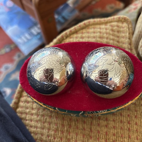 Vintage chinese baoding balls - vintage,
