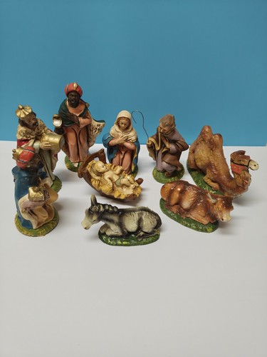 Vintage italian nativity set - vintage,