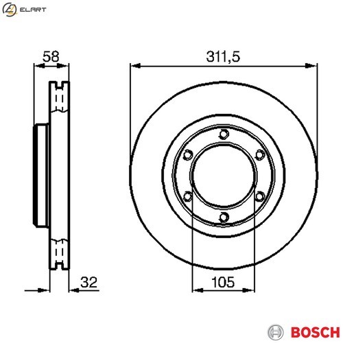 Brake disc 986 - brake,