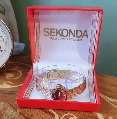 Gold plated ladies - plated, sekonda