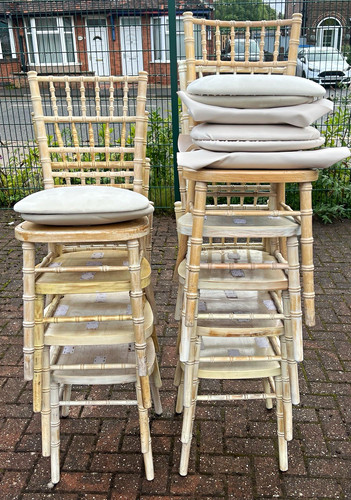 Chiavari chair beige - chair, beige/ivory