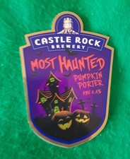 castle rock brewery pumpclip most haunted tv series halloween theme pumpclips