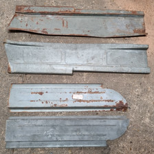 Pair of Front & Rear Floor Edge repair panels to fit Morris Minor 1000