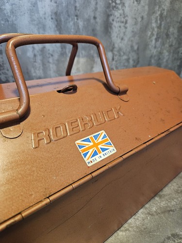 Vintage roebuck red metal - vintage,
