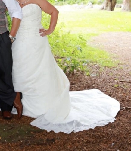 Mori lee ivory strapless - lee,