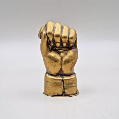 Rare collectable brass fist - collectable,