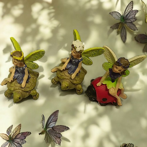 Fairy garden ornament set - garden,