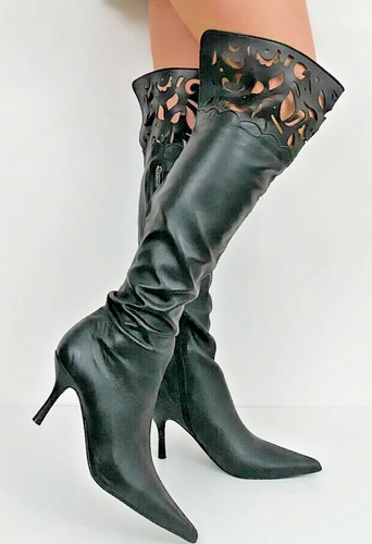 Colin stuart black - black, leather
