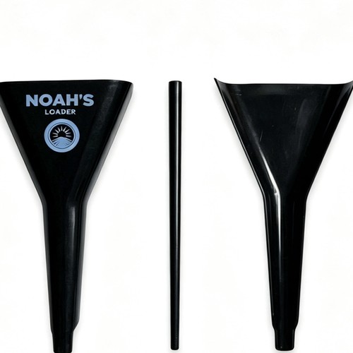 Cone loader and funnel - and, filler
