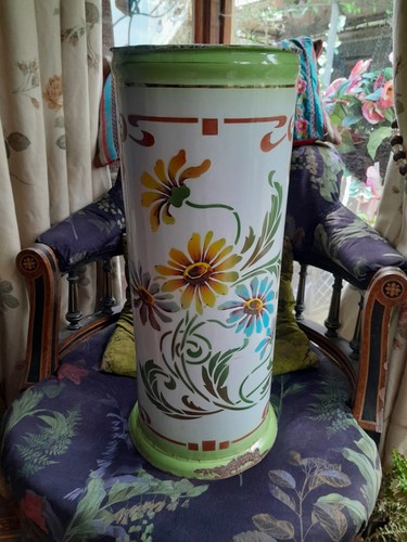 French enamel umbrella - french, stand