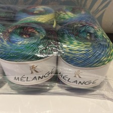 Melange green blue blend