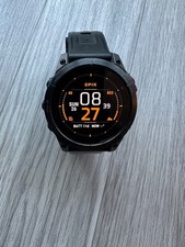 Garmin EPIX Gen2 GPS 47mm Black Sapphire Titanium Case Watch 