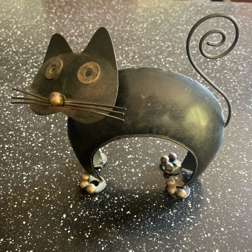 Cute metal cat - metal,