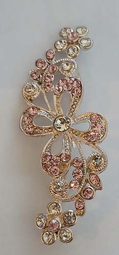 Vintage crystal brooches - ,