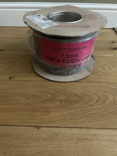 5mm twin and earth cable - 1.5mm,