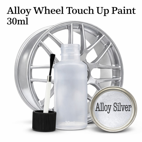 Silver alloy wheel - alloy,