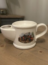 Vintage Wade 1960s Ceramic Rare Shaving Mug “Steam Roller By Aveling 1983”