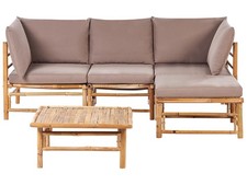 Sofa Set CERRETO Bamboo Wood