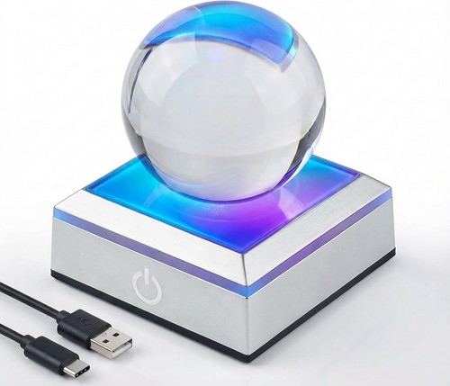 Led light base for crystal - light,