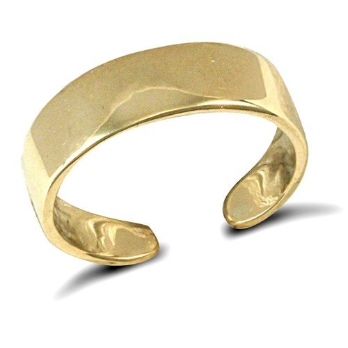 Ring 9ct yellow - yellow, womens