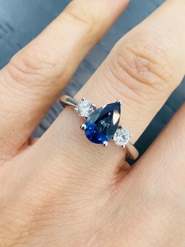 25ct 100 natural sapphire - 100%,