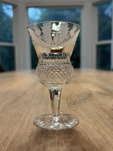 Edinburgh crystal thistle cut - thistle,