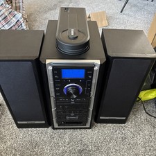 Steepletone Twin CD player/recorder, Radio, turntable, Cassette, Aux ,Bluetooth 