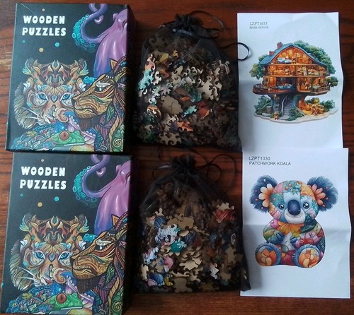 Wooden puzzles - x,