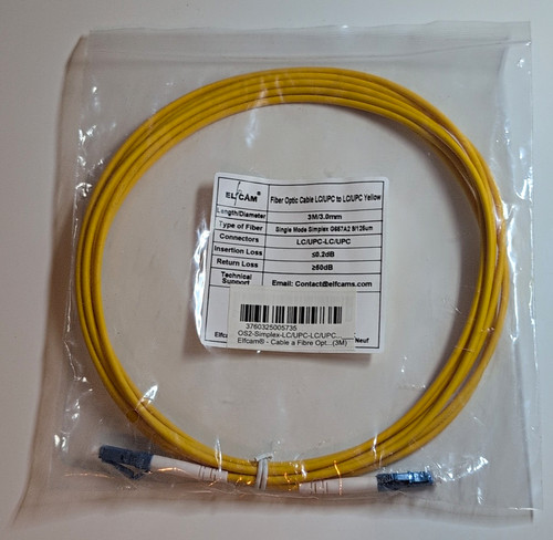 Elfcam fiber optic cable - 3m,