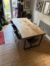 Solid English Oak Dining Table