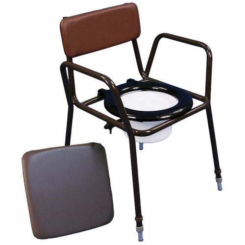 Height adjustable commode - height,
