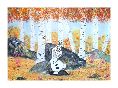 New original painting disney - original,