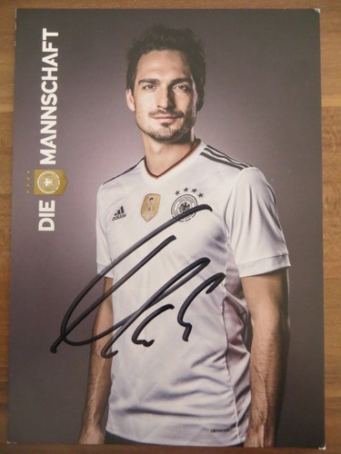 Hand signed postcard - , autograph