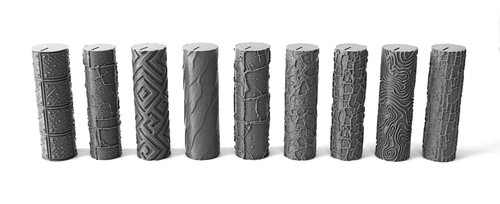 Clay polymer texture roller - polymer,