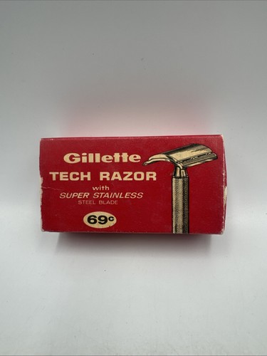 Vtg gillette tech - tech, razor