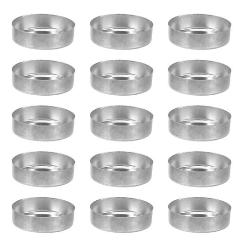 Pcs aluminum candle cups - aluminum,